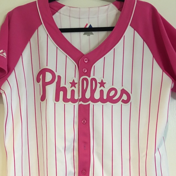 pink baseball jersey